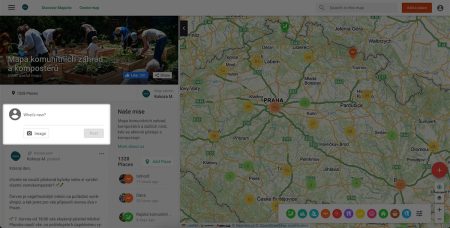 Mapotic enable news feed posts